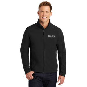 TLJ317 Brutal Logo Tall Core Soft Shell Jacket