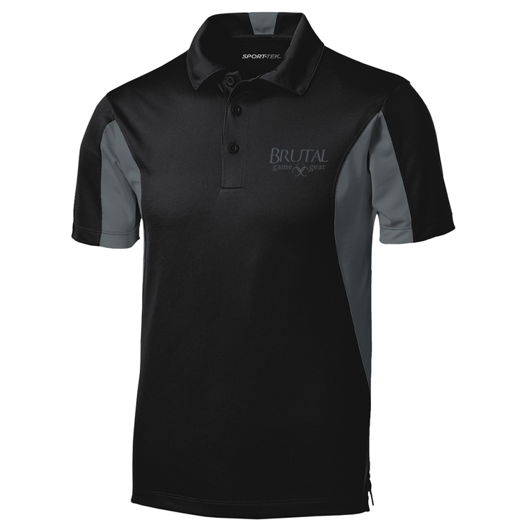 TST655 Brutal Logo Tall Side Blocked Micropique Polo
