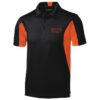 TST655 Brutal Logo Tall Side Blocked Micropique Polo