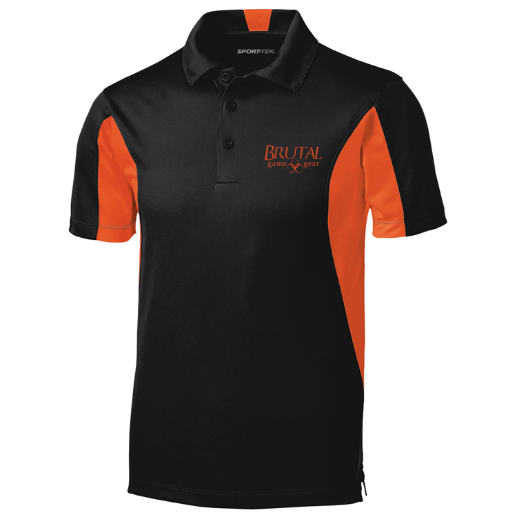 TST655 Brutal Logo Tall Side Blocked Micropique Polo