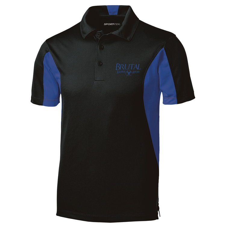TST655 Brutal Logo Tall Side Blocked Micropique Polo