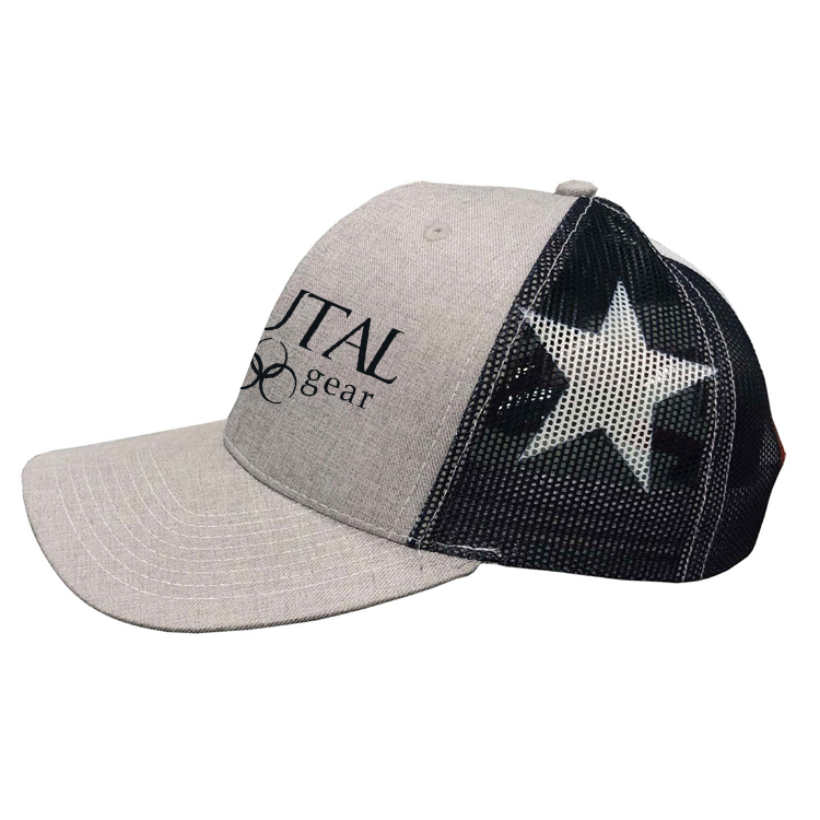 S700M Brutal Logo Printed Mesh Trucker Cap