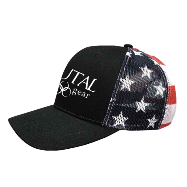 S700M Brutal Logo Printed Mesh Trucker Cap