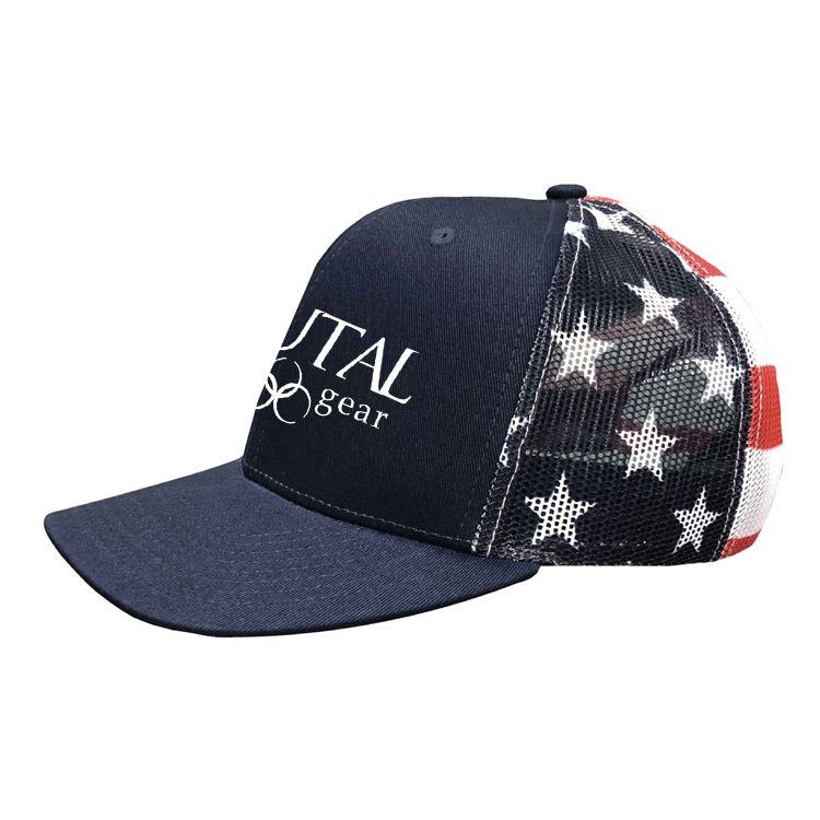 S700M Brutal Logo Printed Mesh Trucker Cap