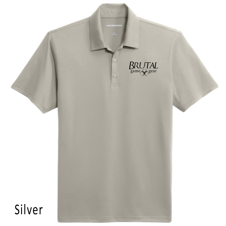 K398 Brutal Logo Performance Staff Polo