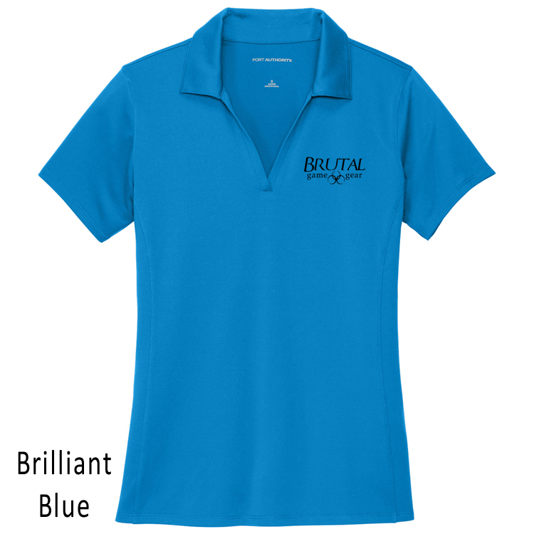 LK398 Brutal Logo Ladies Performance Staff Polo