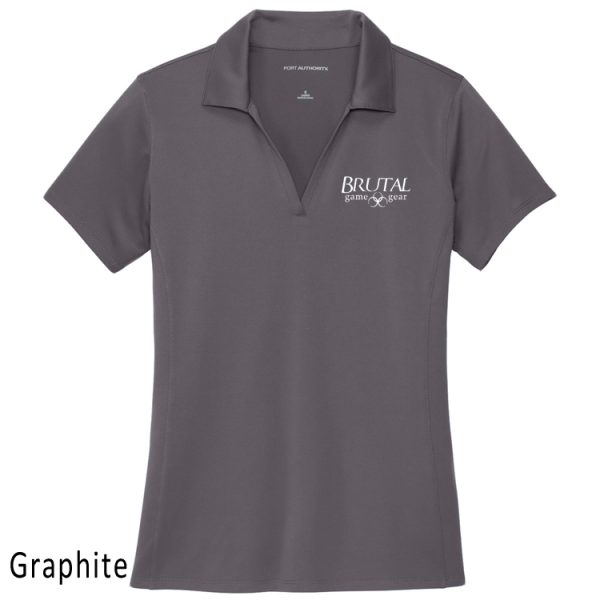 LK398 Brutal Logo Ladies Performance Staff Polo