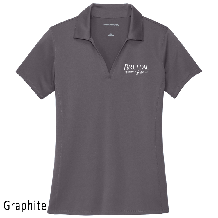 LK398 Brutal Logo Ladies Performance Staff Polo