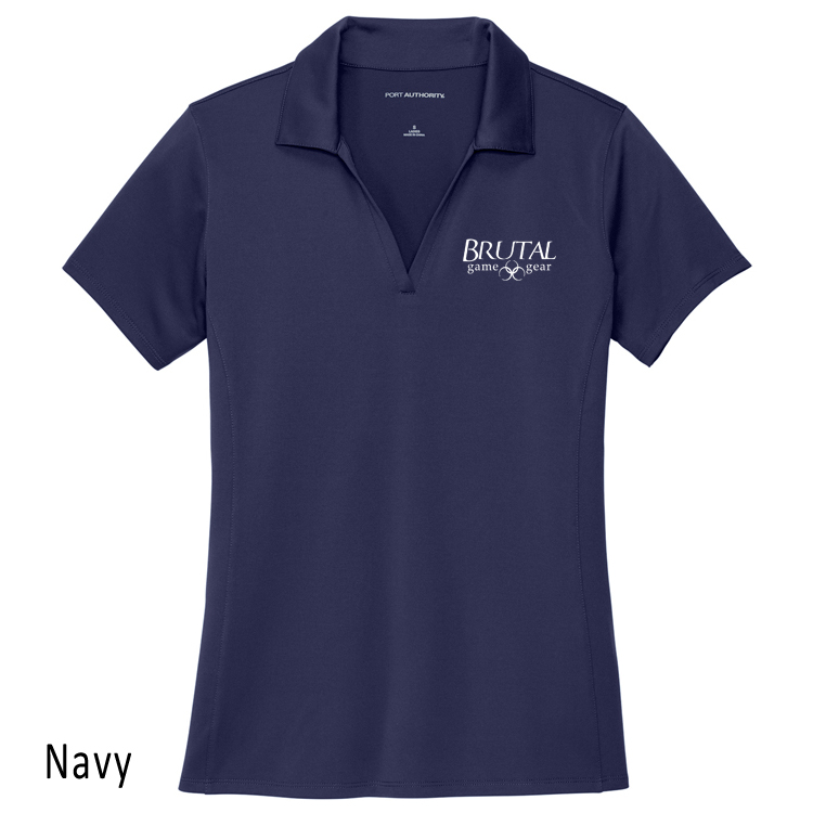 LK398 Brutal Logo Ladies Performance Staff Polo