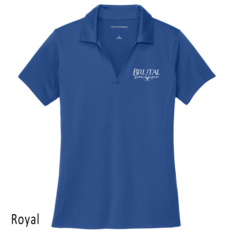 LK398 Brutal Logo Ladies Performance Staff Polo