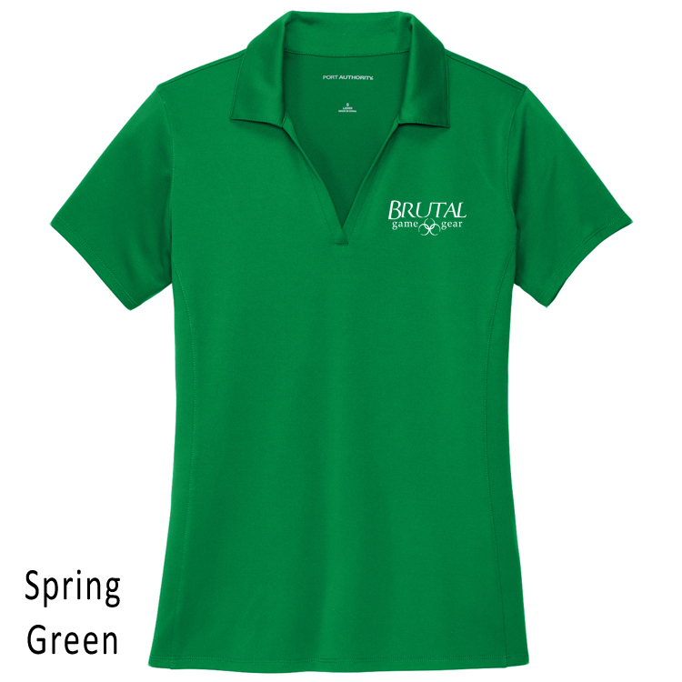 LK398 Brutal Logo Ladies Performance Staff Polo