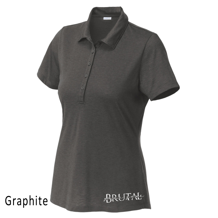 LST530 Brutal Logo Ladies PosiCharge Strive Polo