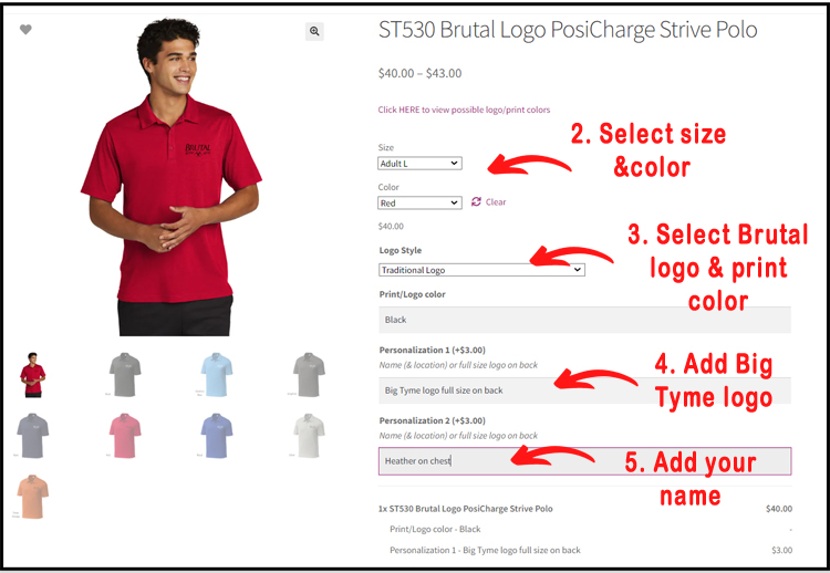 Big Tyme Billiards Apparel