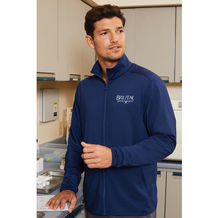 K595 Brutal Logo Accord Stretch Fleece Full-Zip Jacket