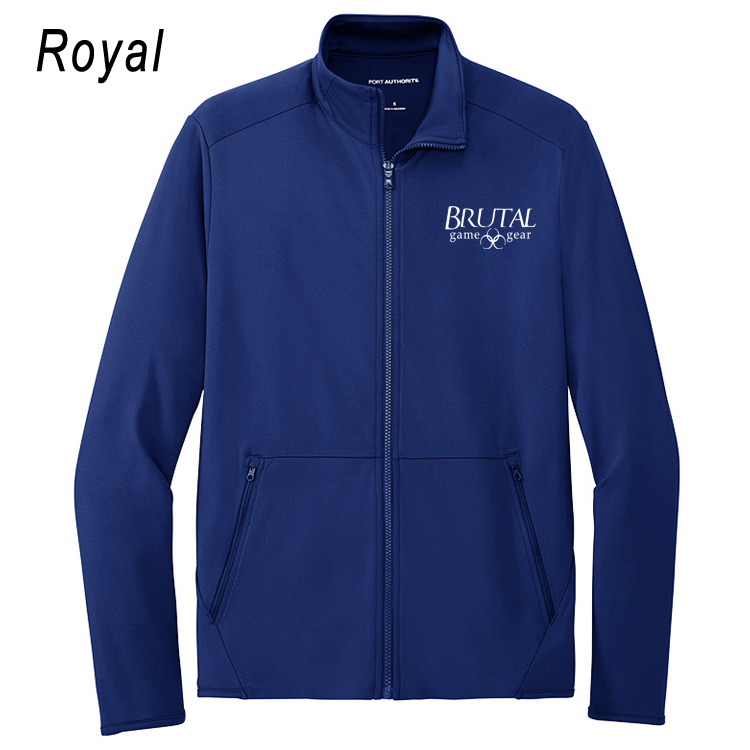 K595 Brutal Logo Accord Stretch Fleece Full-Zip Jacket