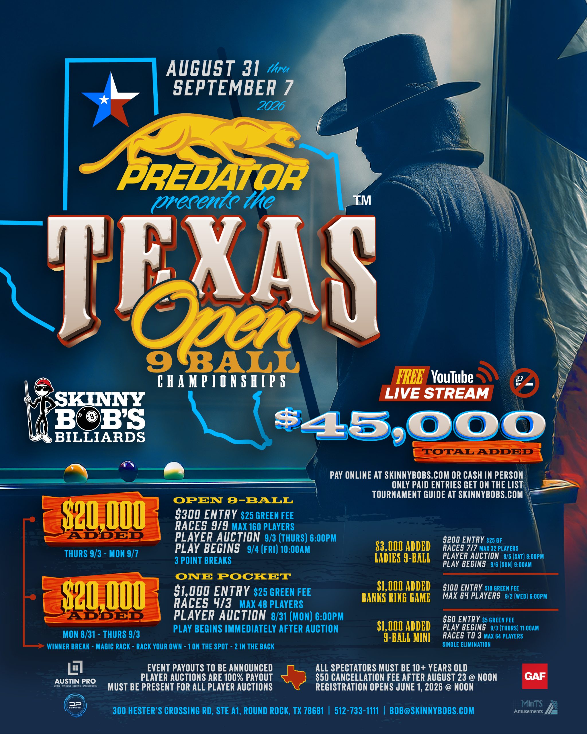 Texas Open 9 Ball Championships