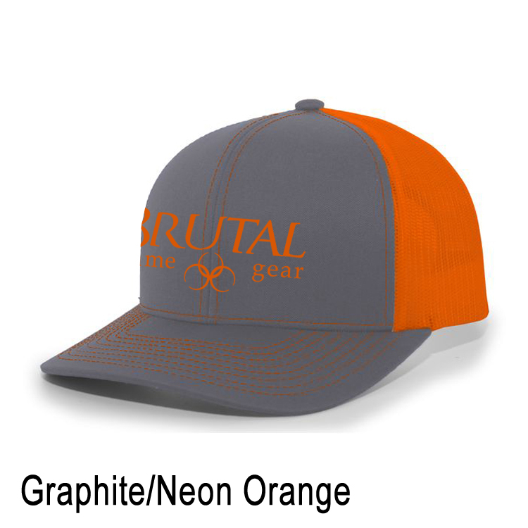 104C Brutal Logo Mid Profile Snapback Trucker