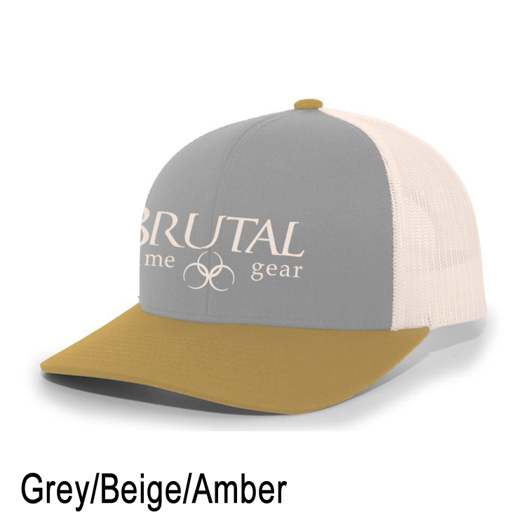 104C Brutal Logo Mid Profile Snapback Trucker