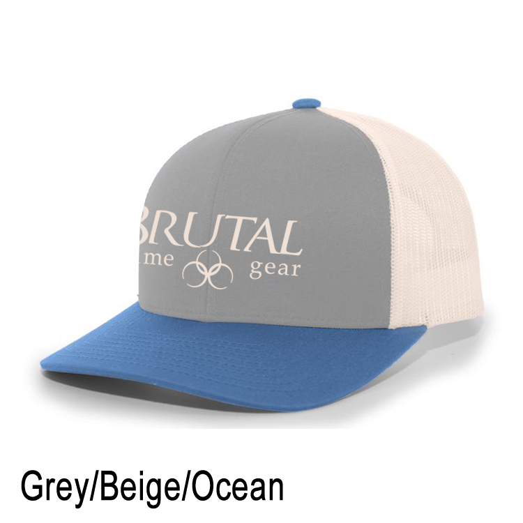 104C Brutal Logo Mid Profile Snapback Trucker