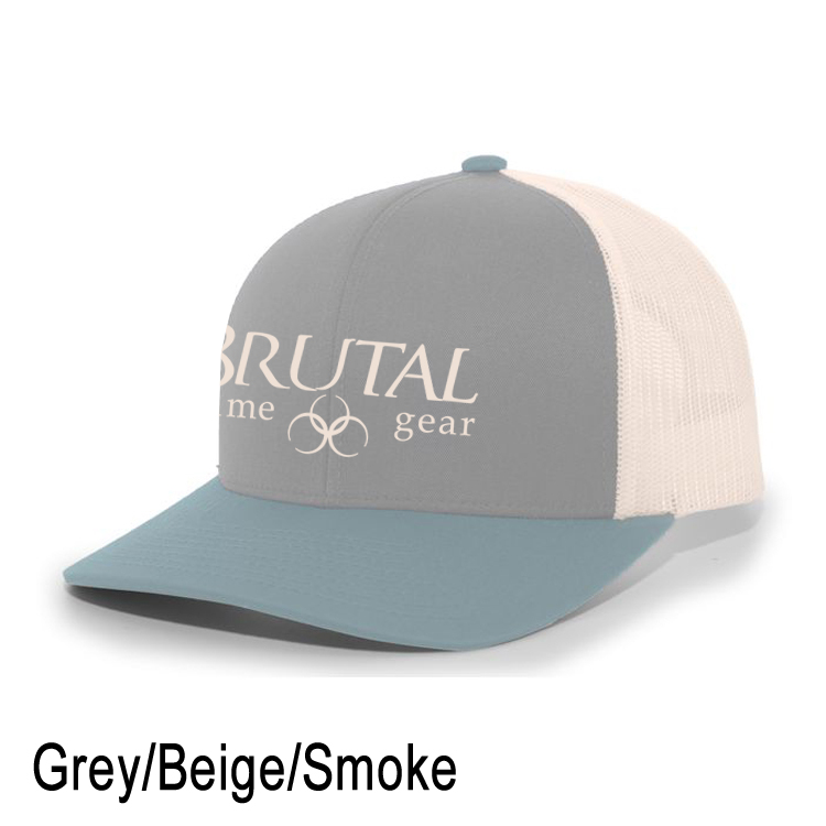 104C Brutal Logo Mid Profile Snapback Trucker