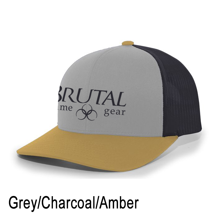 104C Brutal Logo Mid Profile Snapback Trucker