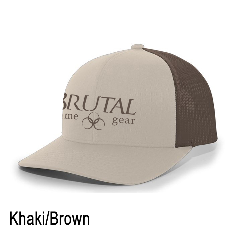 104C Brutal Logo Mid Profile Snapback Trucker
