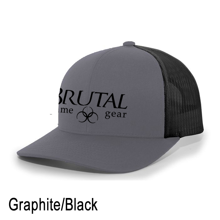 104C Brutal Logo Mid Profile Snapback Trucker