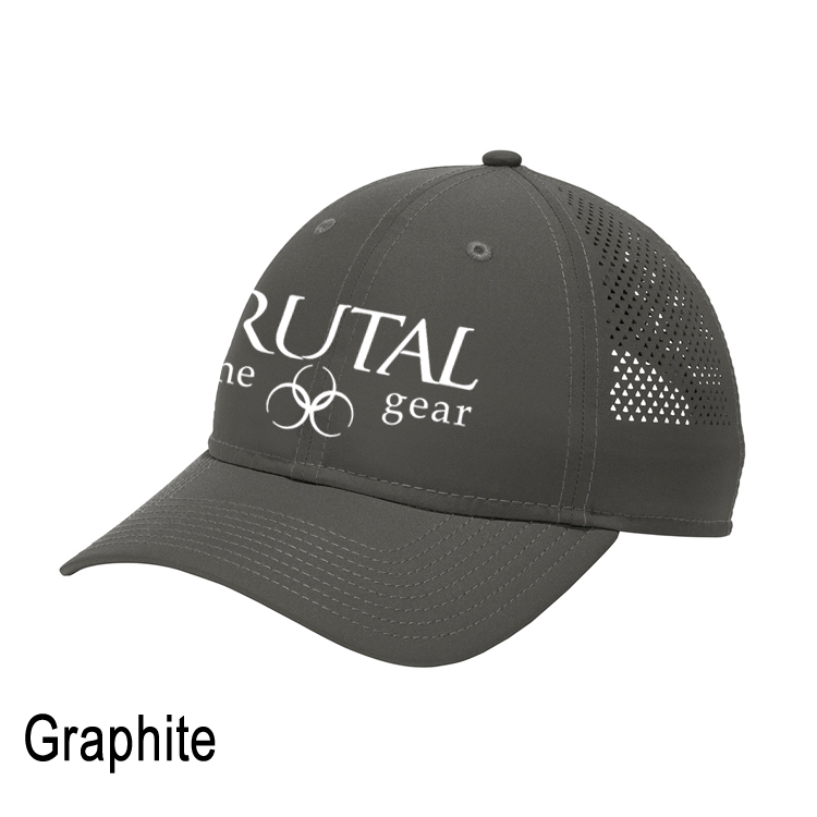 NE406 Brutal Logo Perforated Performance Cap