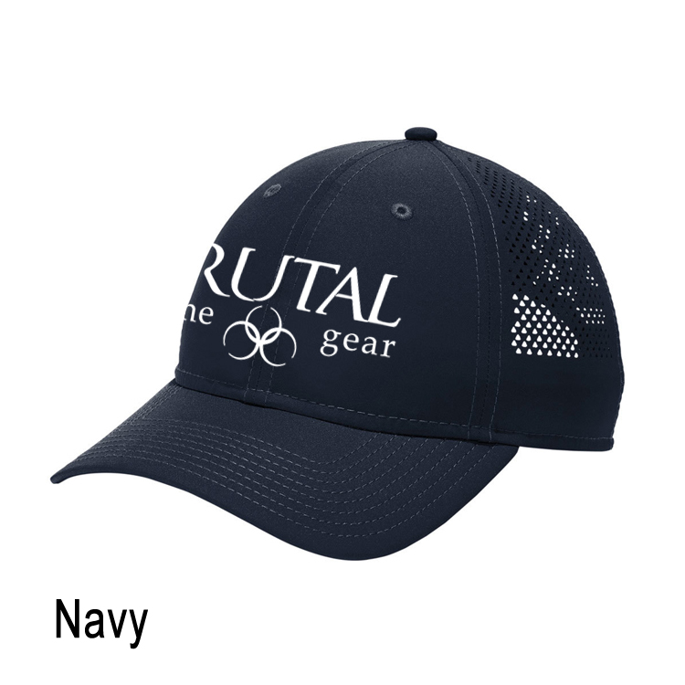 NE406 Brutal Logo Perforated Performance Cap