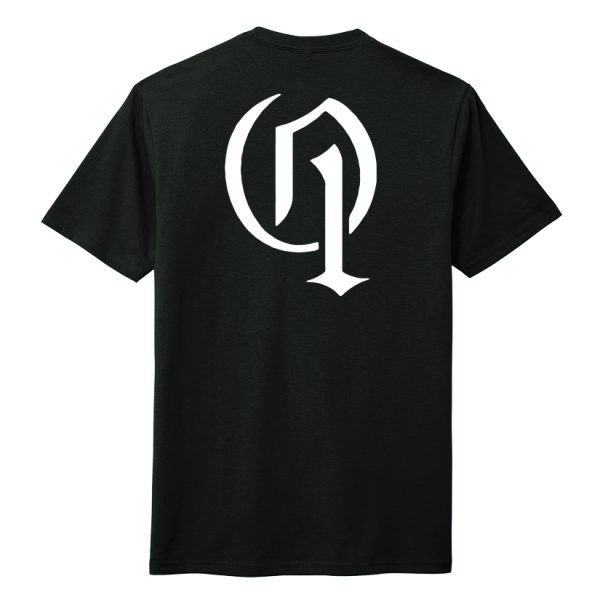 2023O1 Brutal Logo O1 Cues Tee by Gabe Owen