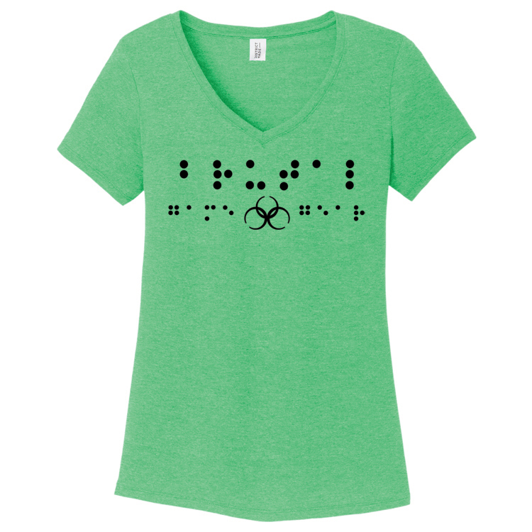 BBL23A Brutal Braille Logo Tee