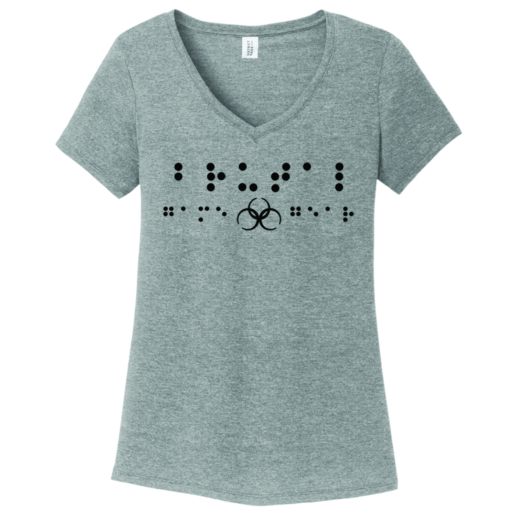 BBL23A Brutal Braille Logo Tee