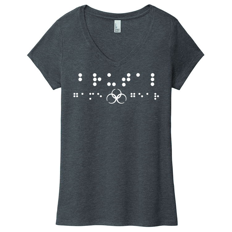 BBL23A Brutal Braille Logo Tee