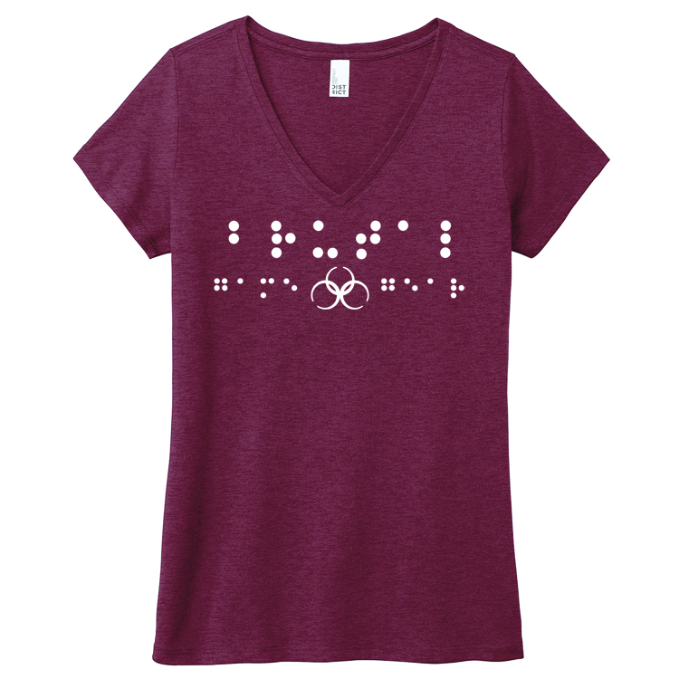 BBL23A Brutal Braille Logo Tee