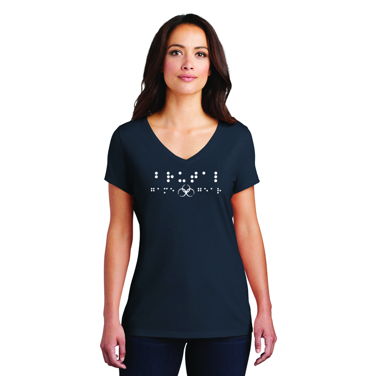 BBL23A Brutal Braille Logo Tee
