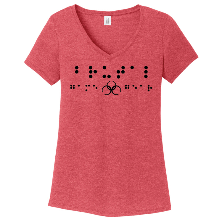 BBL23A Brutal Braille Logo Tee