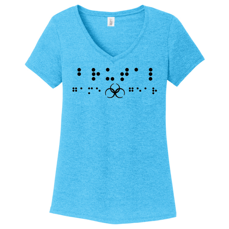 BBL23A Brutal Braille Logo Tee