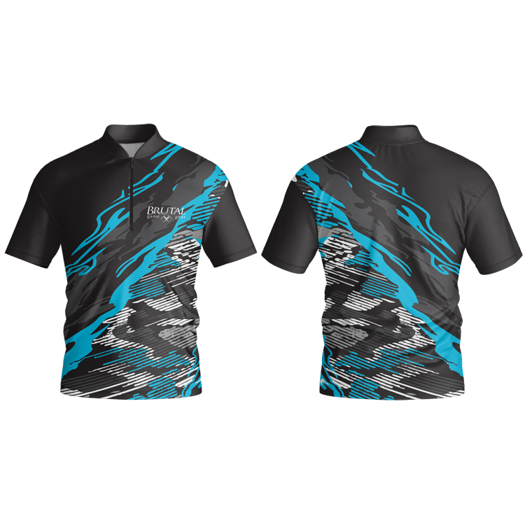 BJ2303 Brutal Striated Camo Jersey