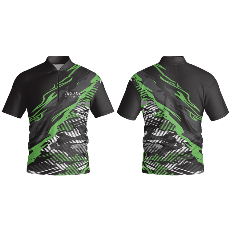 BJ2303 Brutal Striated Camo Jersey