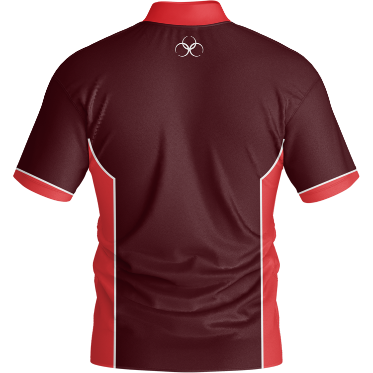 Color block jersey back maroon red BJ2307 Brutal Color Block Jersey