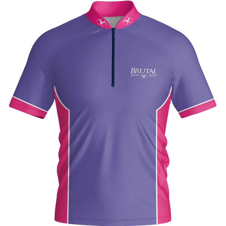 Color block jersey front purple pink BJ2307 Brutal Color Block Jersey