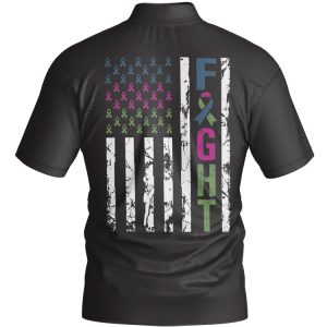 BJ2310 Brutal Logo Cancer Flag Jersey