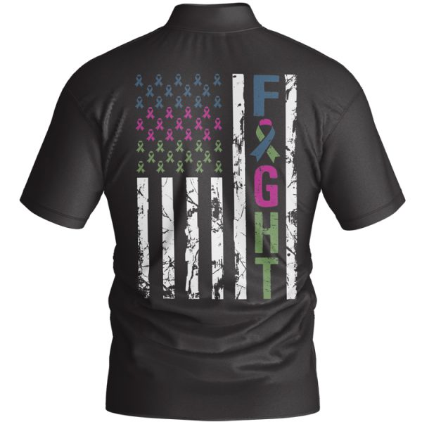 BJ2310 Brutal Logo Cancer Flag Jersey
