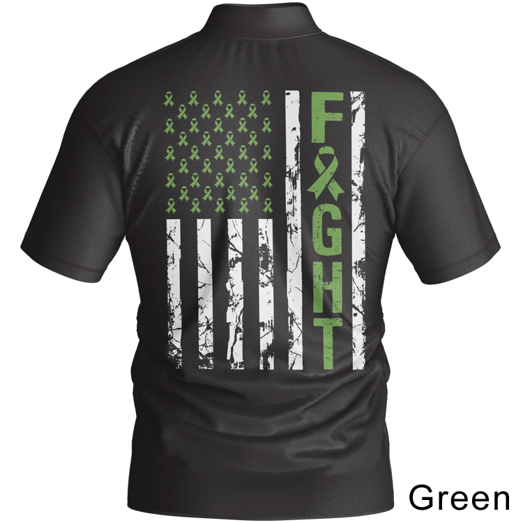 BJ2310 Brutal Logo Cancer Flag Jersey