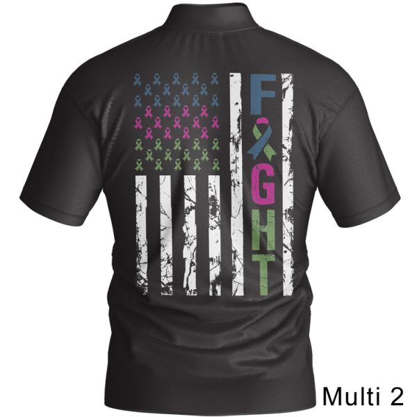 BJ2310 Brutal Logo Cancer Flag Jersey