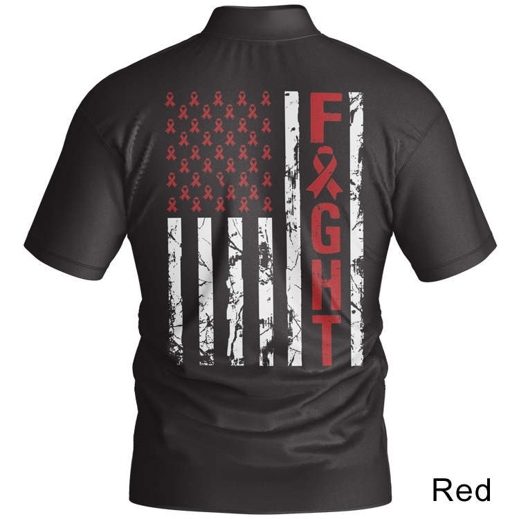 BJ2310 Brutal Logo Cancer Flag Jersey