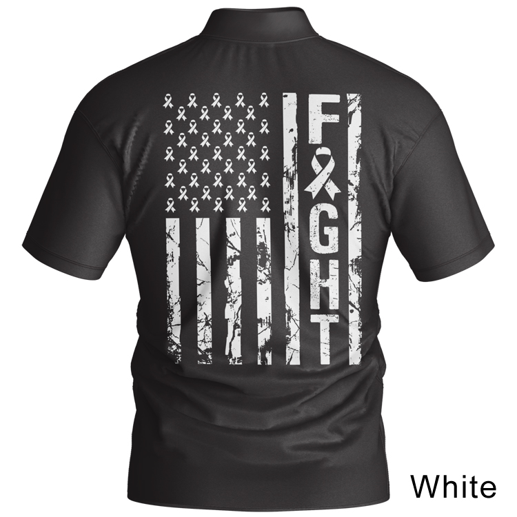 BJ2310 Brutal Logo Cancer Flag Jersey