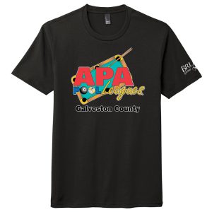 GCAPA2 GCAPA Pool Leagues front logo tee