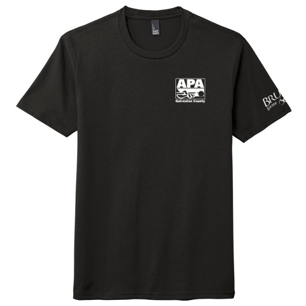 GCAPA5 Galveston County APA back logo tee GCAPA4 GCAPA pool leagues back logo tee
