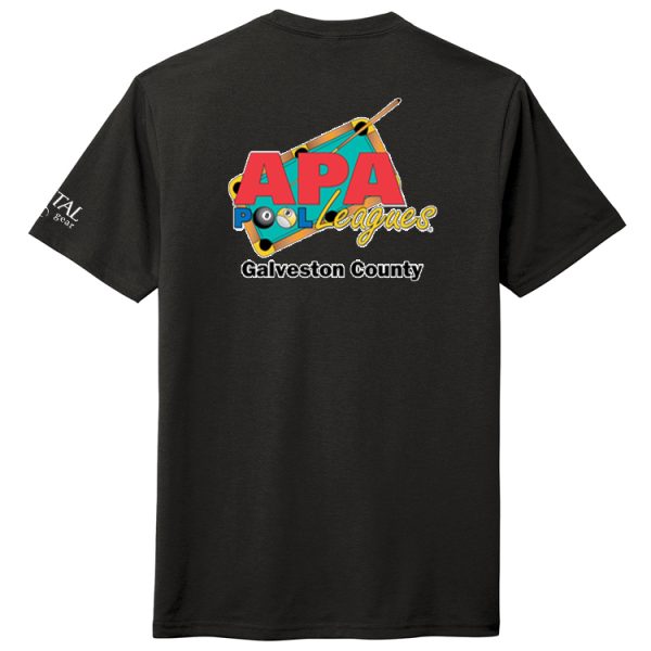 GCAPA4 GCAPA pool leagues back logo tee